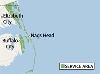 Our Outer Banks Service Area